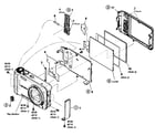 Sony DSC-H70/B rear section diagram