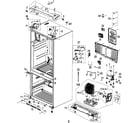 Samsung RFG297ABWP/XAA cabinet diagram