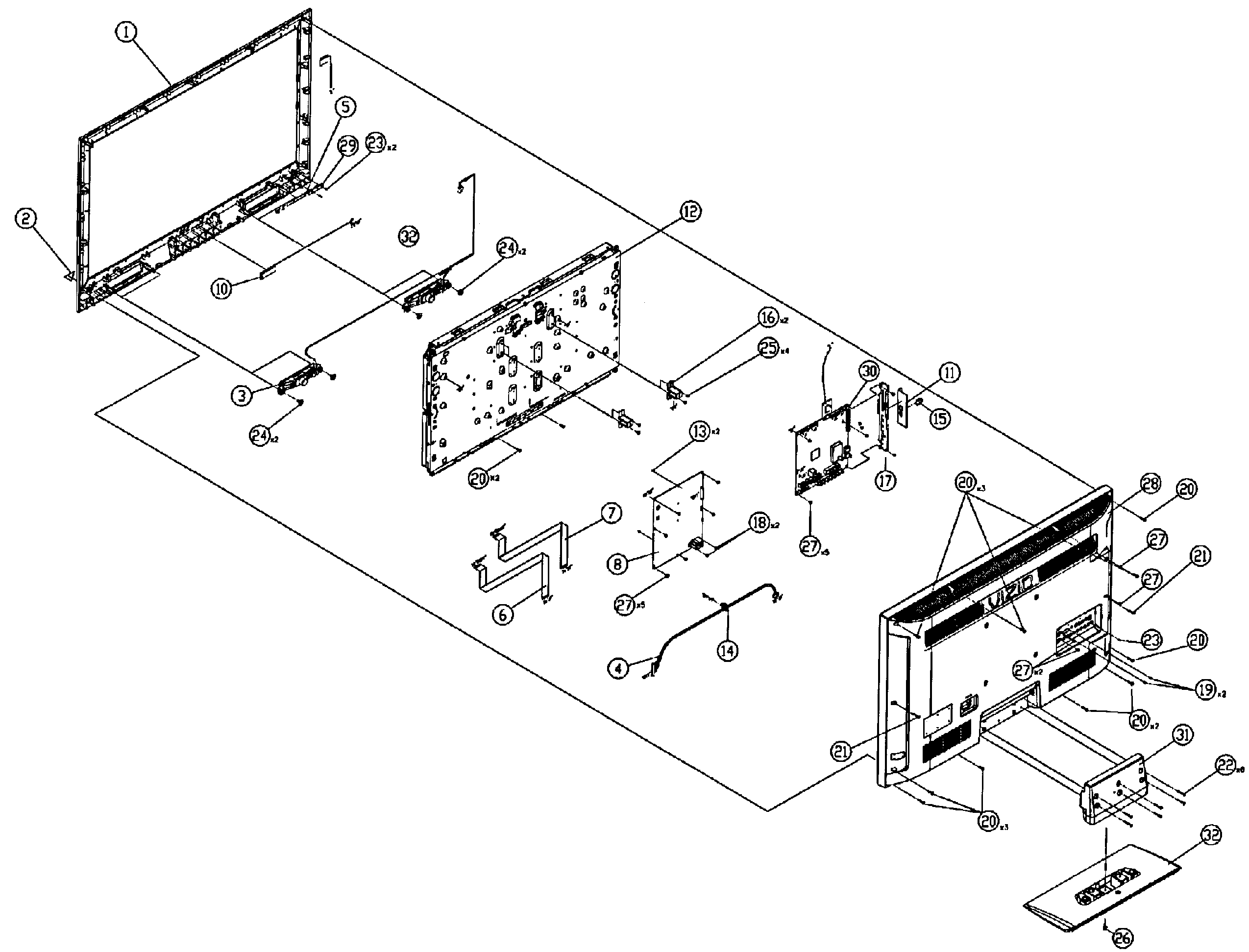 Cabinet parts