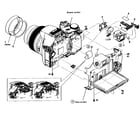 Sony DSC-HX100VB cabinet parts diagram