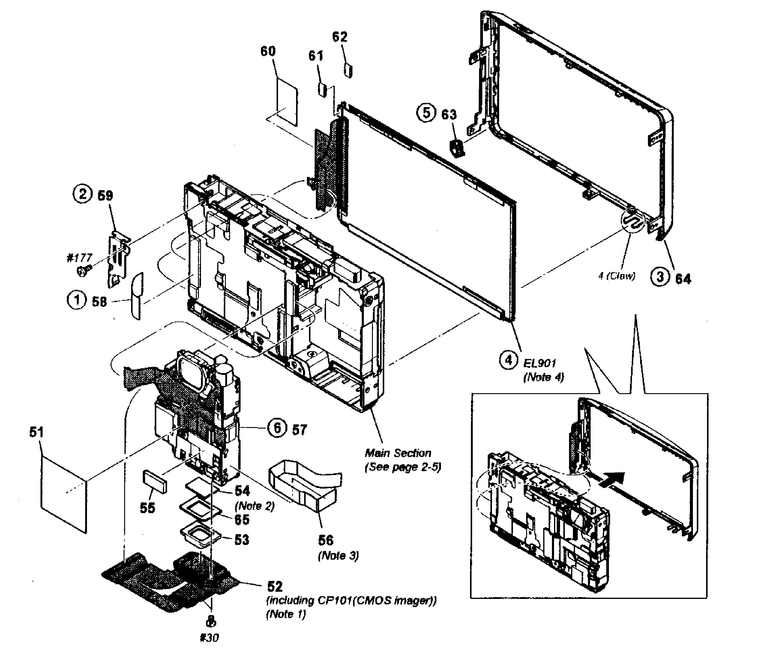 Rear assy