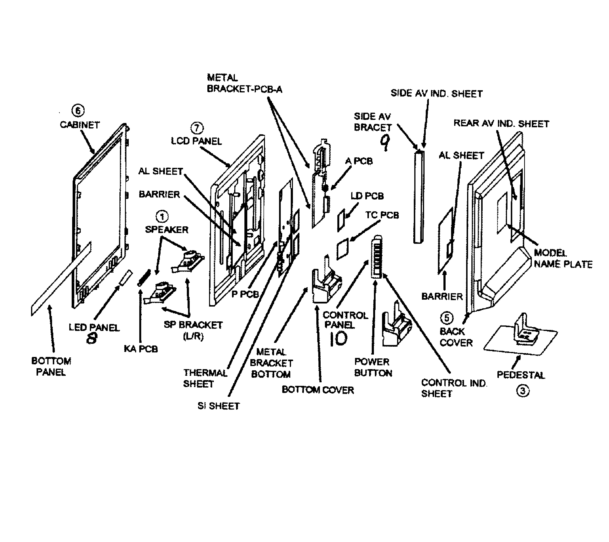 CABINET PARTS