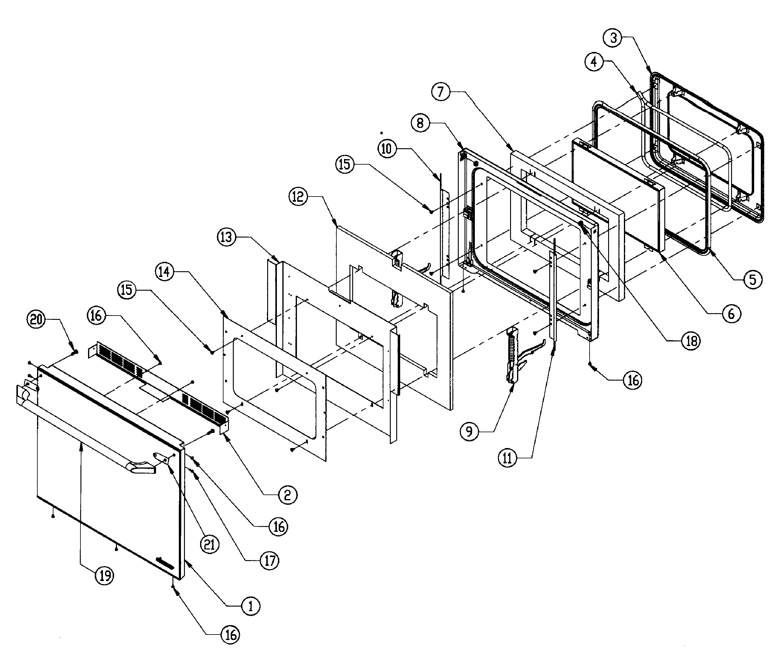 Door assy