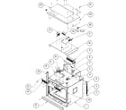 Dacor EORS127B oven assy diagram