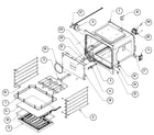 Dacor EORD227B upper oven diagram