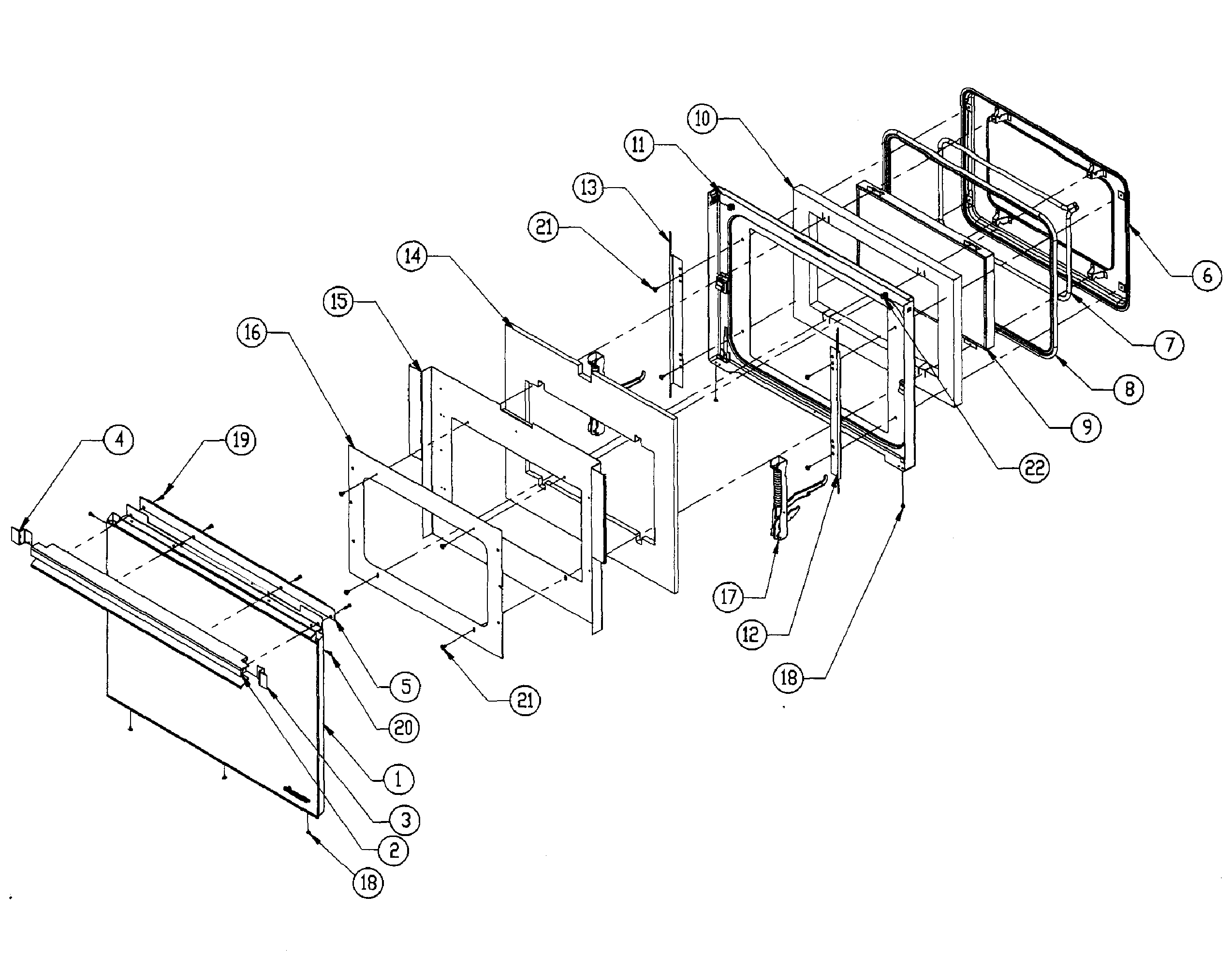 Door assy