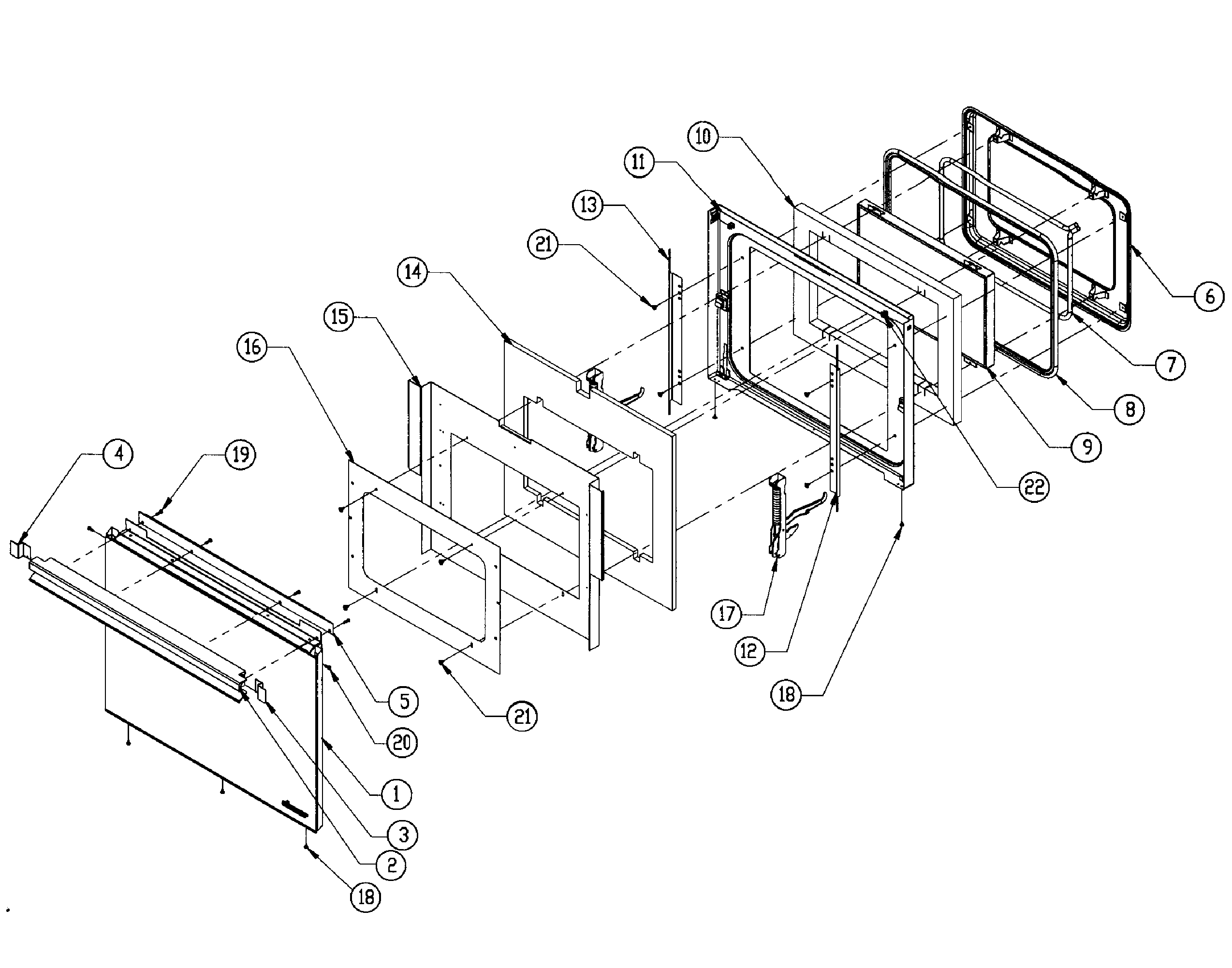 Door assy