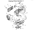 Canon HFR11A cabinet parts diagram