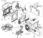 Sony HDR-XR160 cabinet parts diagram