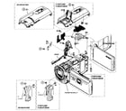 Sony HDR-XR160 top assy diagram