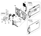 Sony HDR-XR160 right assy diagram