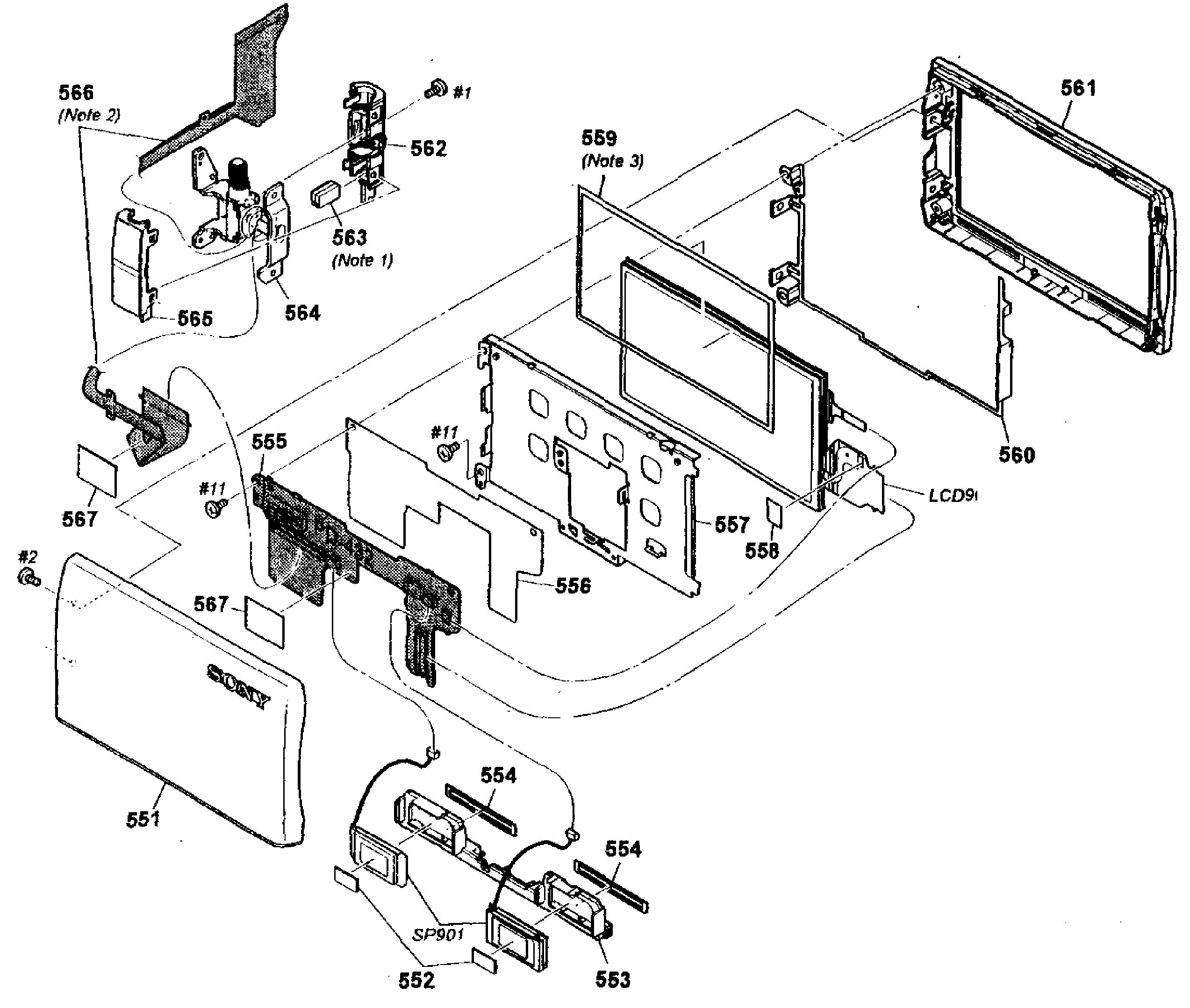 Lcd assy