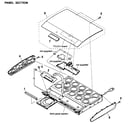 Sony BDV-E580 panel assy diagram