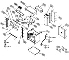 Dacor CPS127 cabinet parts diagram