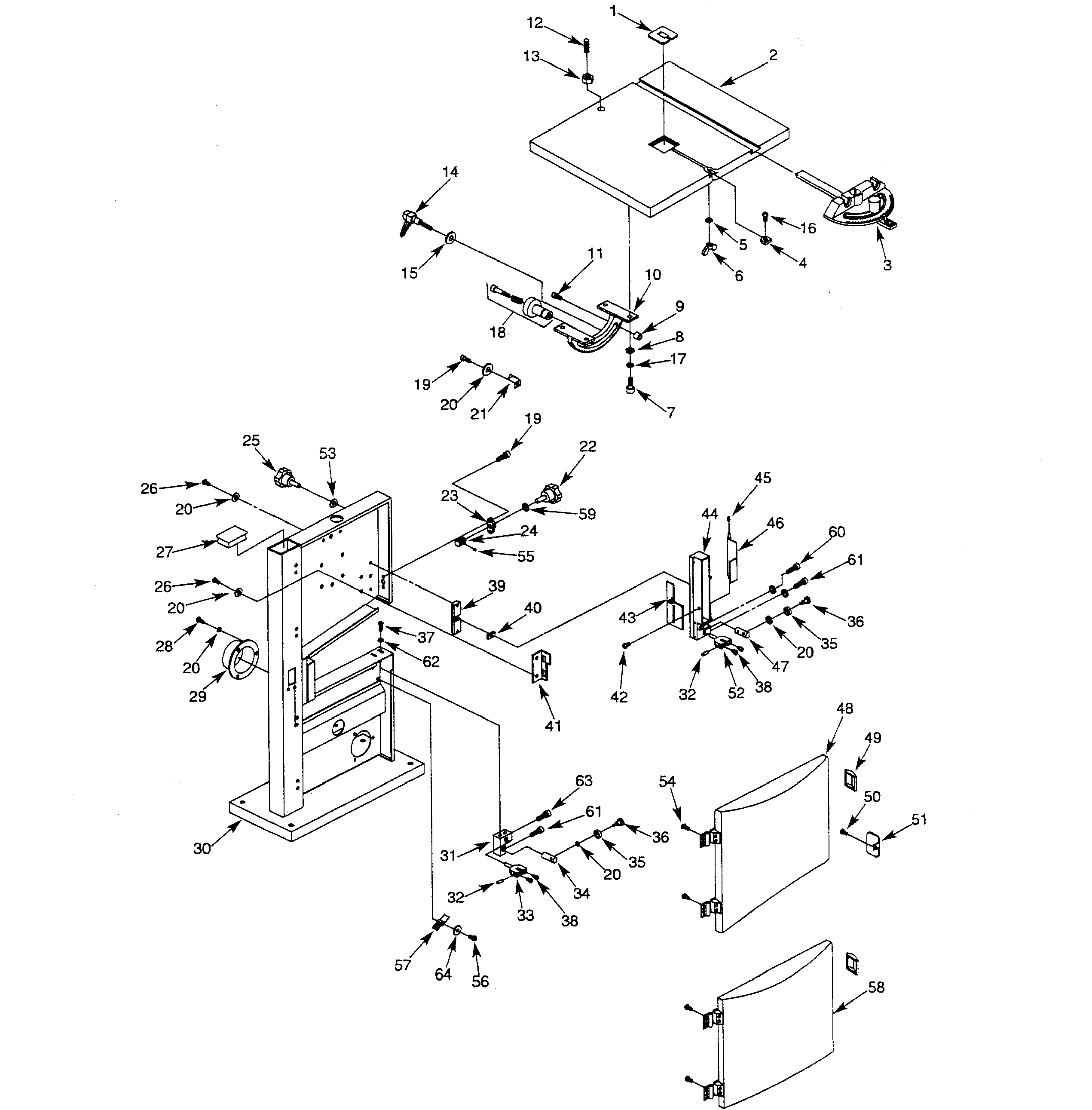 Frame assy