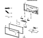 Samsung LN46D550K1FXZA-HJ02 cabinet parts diagram