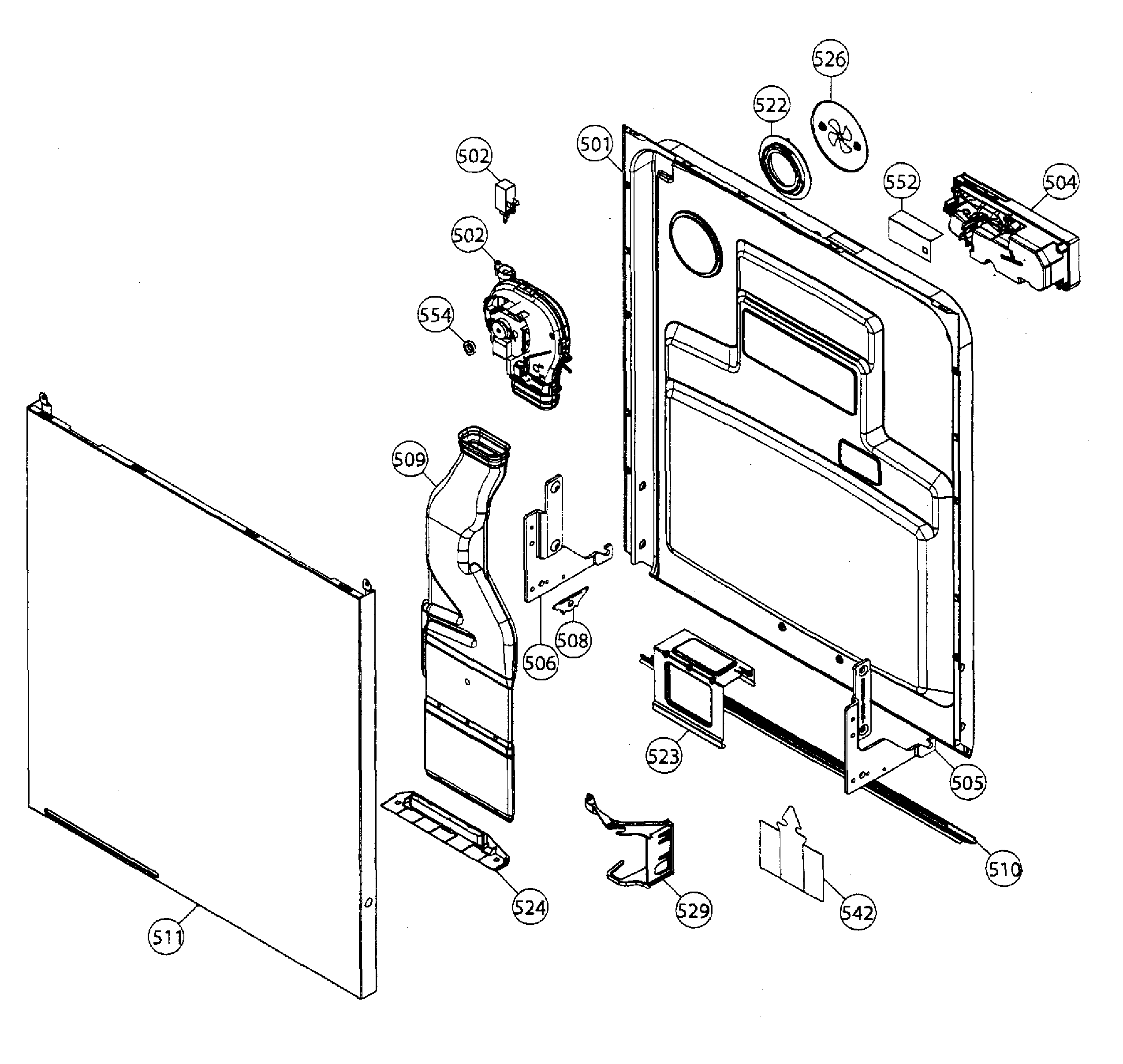 Door assy