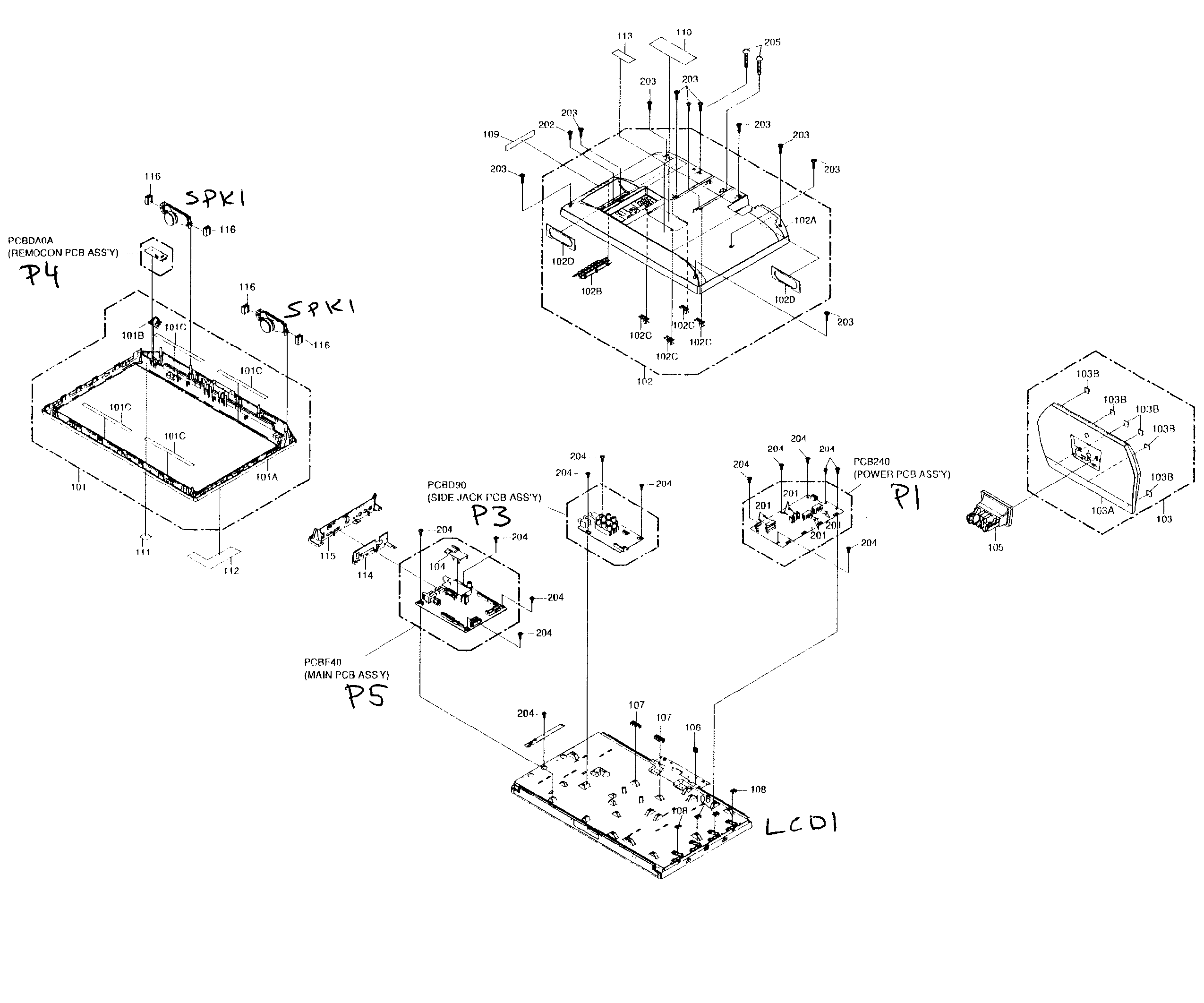 CABINET PARTS