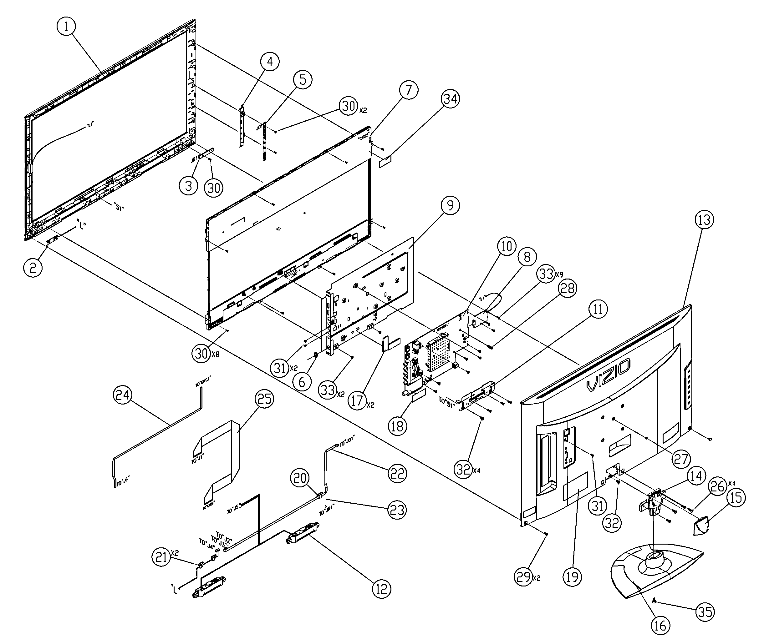 Cabinet parts