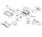 Sansui SLED3280A cabinet parts diagram