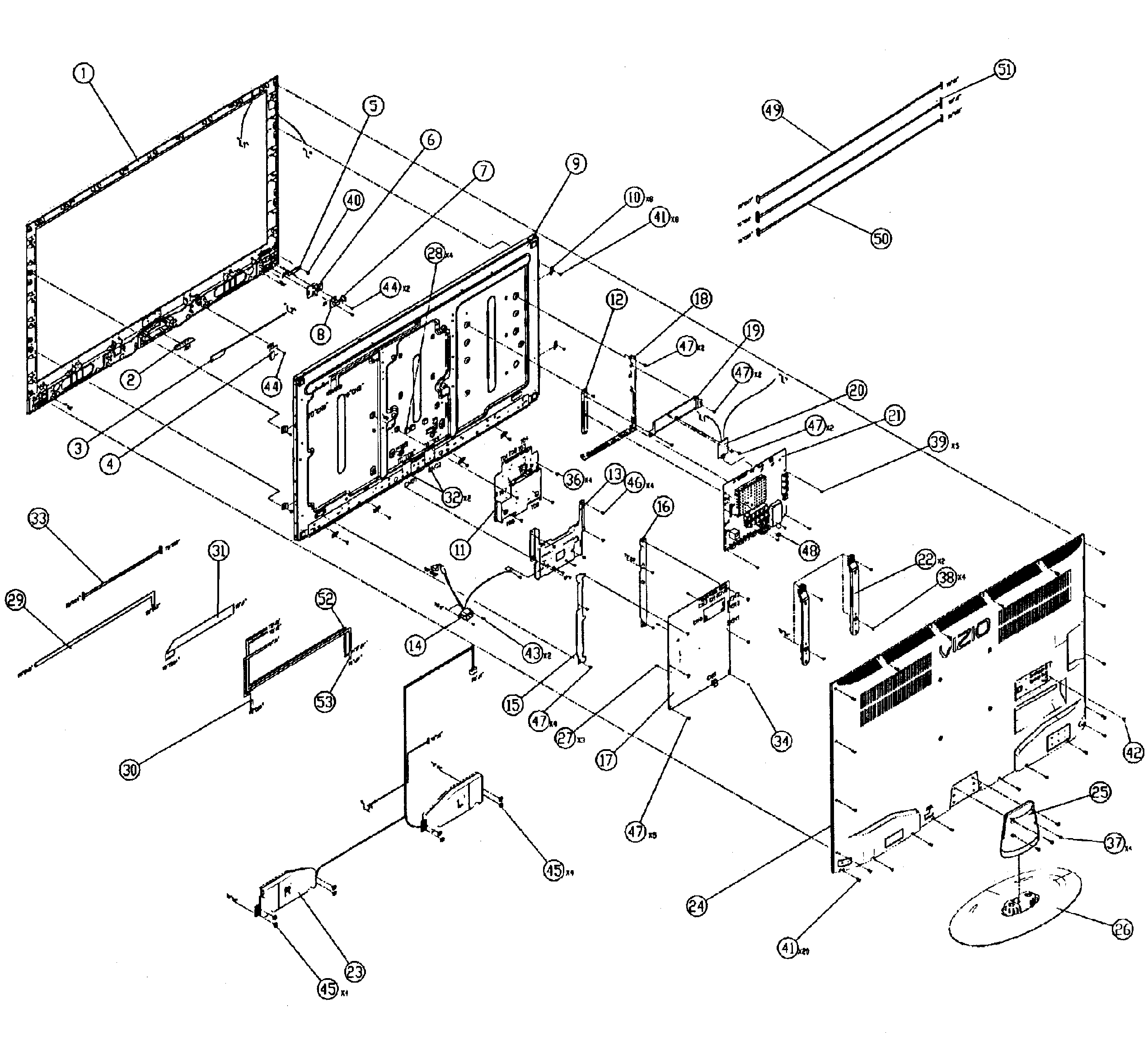 CABINET PARTS