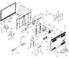Vizio XVT3D554SV cabinet parts diagram