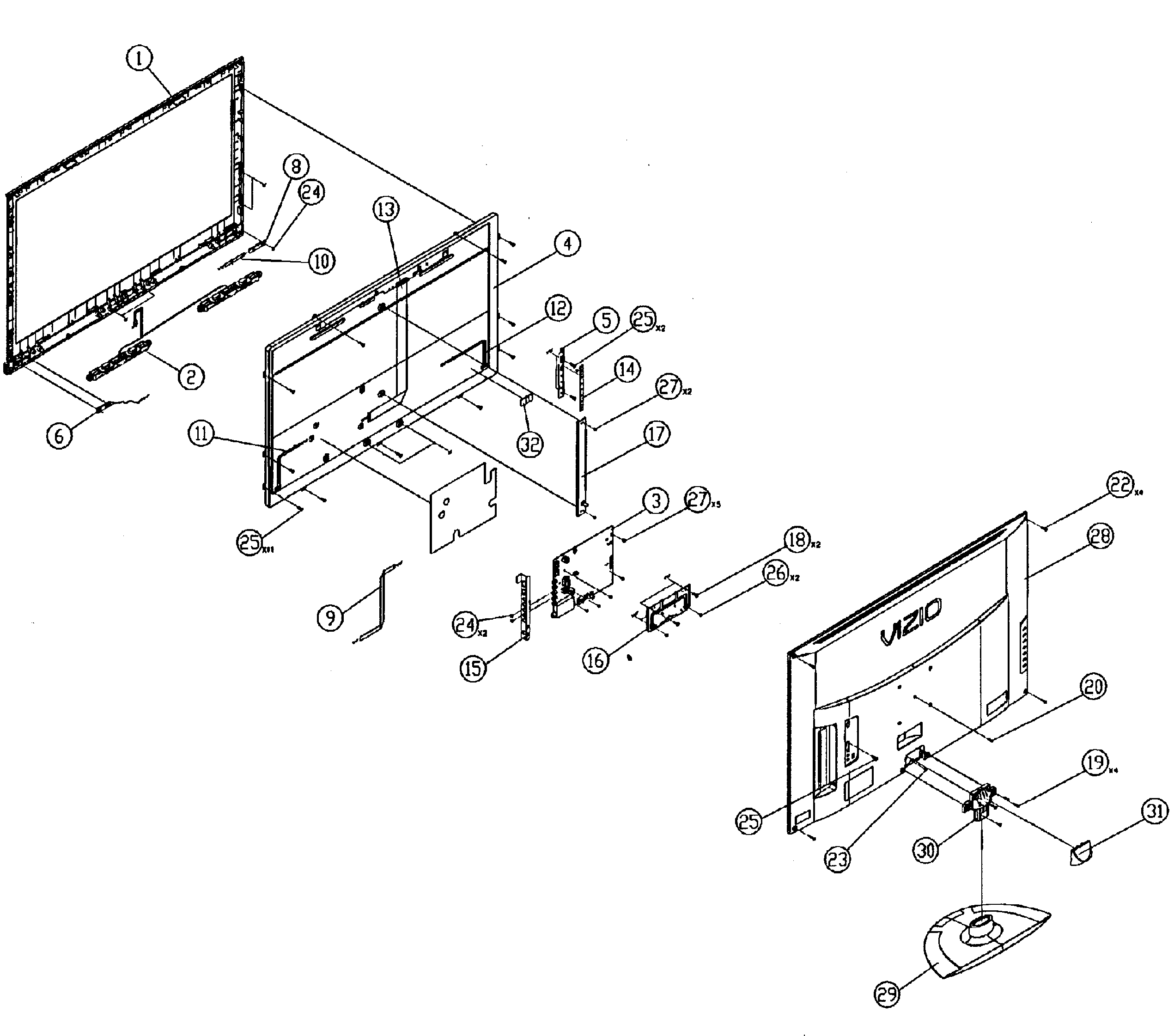 Cabinet parts