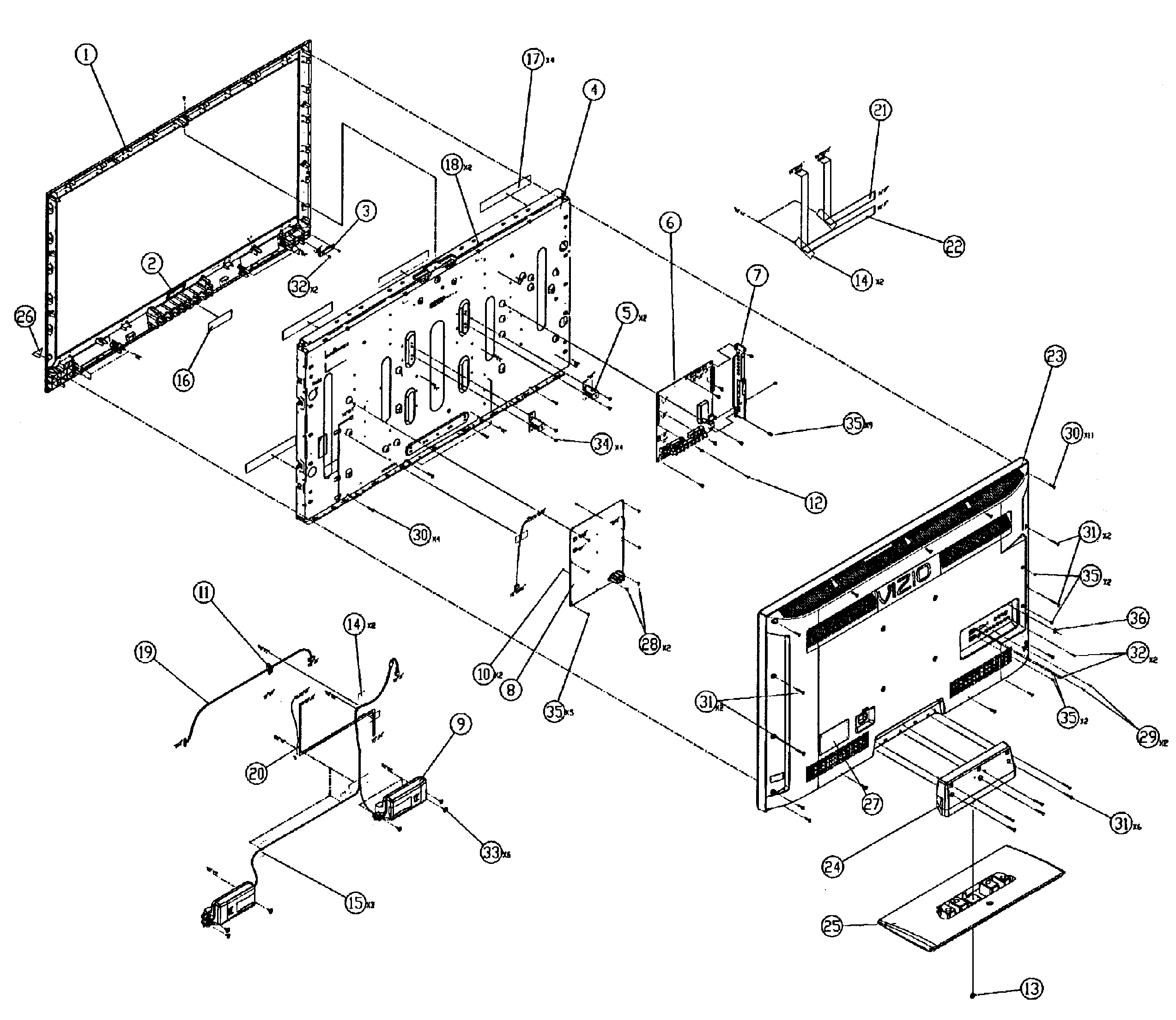 Cabinet parts