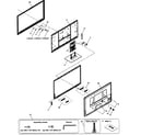 Panasonic TC-P65ST30 cabinet parts diagram