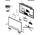 Samsung UN46D7000LFXZA cabinet parts diagram