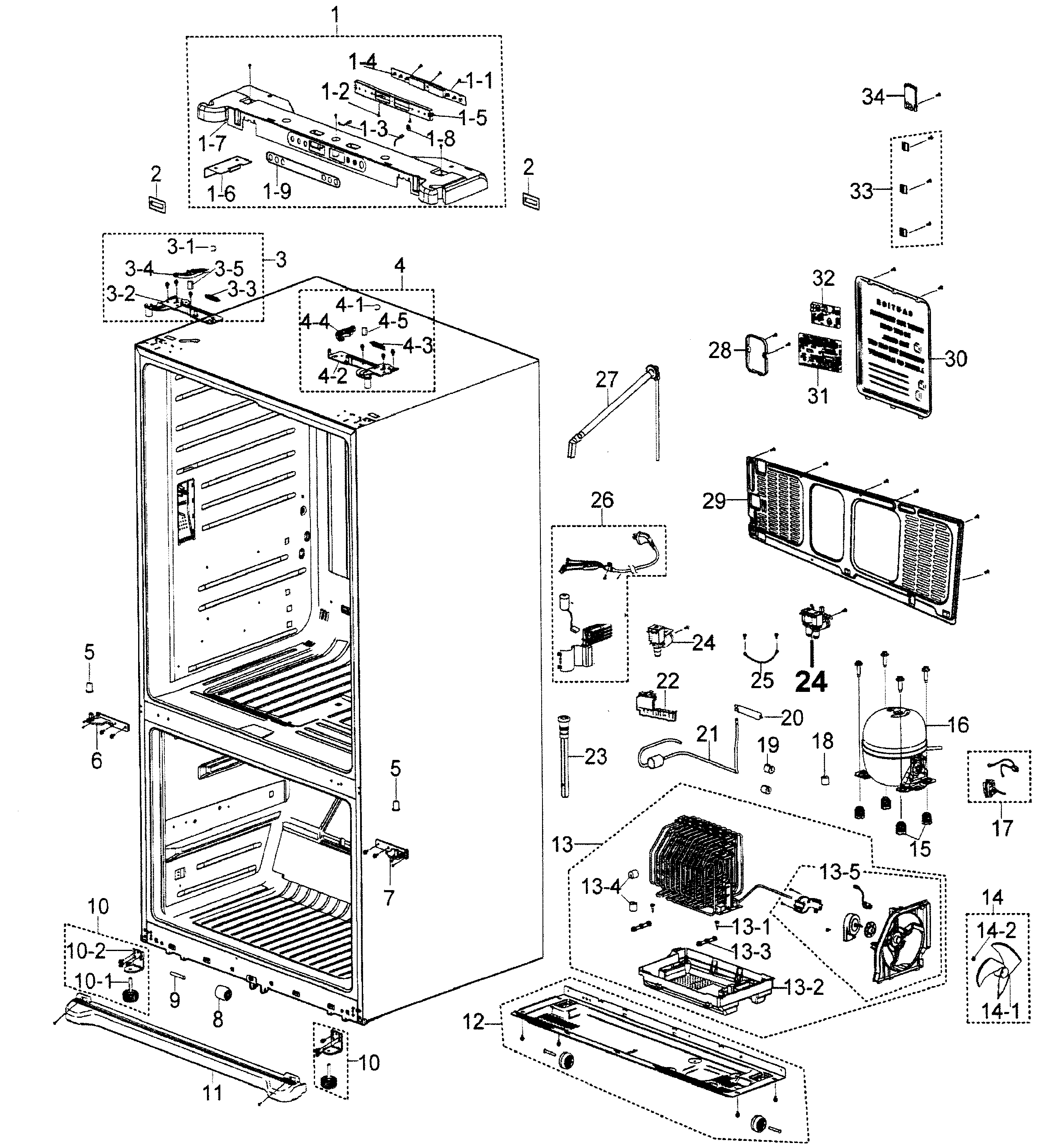 Cabinet parts
