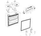 Samsung RF266AZBP/XAA-00 freezer door diagram