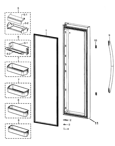 Refrig door