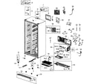 Samsung RSG257AAWP/XAA cabinet diagram