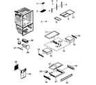 Samsung RFG297HDBP/XAA-00 refrigerator diagram