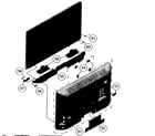 Sony NSX-24GT1 rear assy diagram