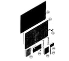 Sony NSX-32GT1 front assy diagram