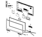 Samsung UN55C6500VFXZA-SN01 cabinet parts diagram