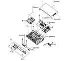 Samsung HT-D550/ZA cabinet parts diagram