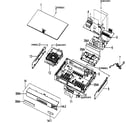 Samsung HT-D5500/ZA cabinet parts diagram