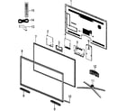 Samsung UN55C7000WFXZA cabinet parts diagram