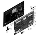 Sony XBR-46HX929 rear assy diagram