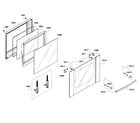 Bosch HBL5650UC/05 door assy diagram