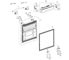 Samsung RFG298AABP/XAA-00 freezer door diagram