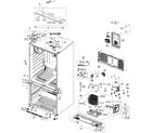Samsung RFG298AAWP/XAA cabinet diagram