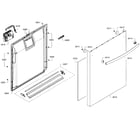 Bosch SHX3AR72UC/06 door assy diagram