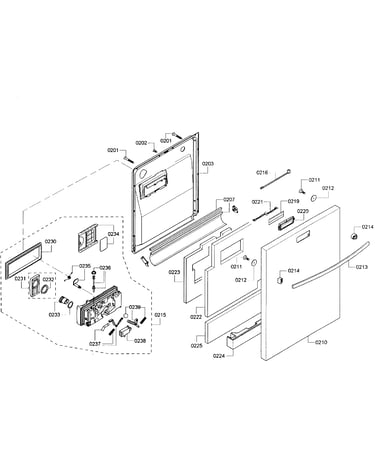 Door assy
