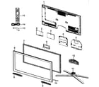 Samsung UN32C6500VFXZA-CN01 cabinet parts diagram