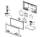 Samsung UN46C5000QFXZA-CN01 cabinet parts diagram