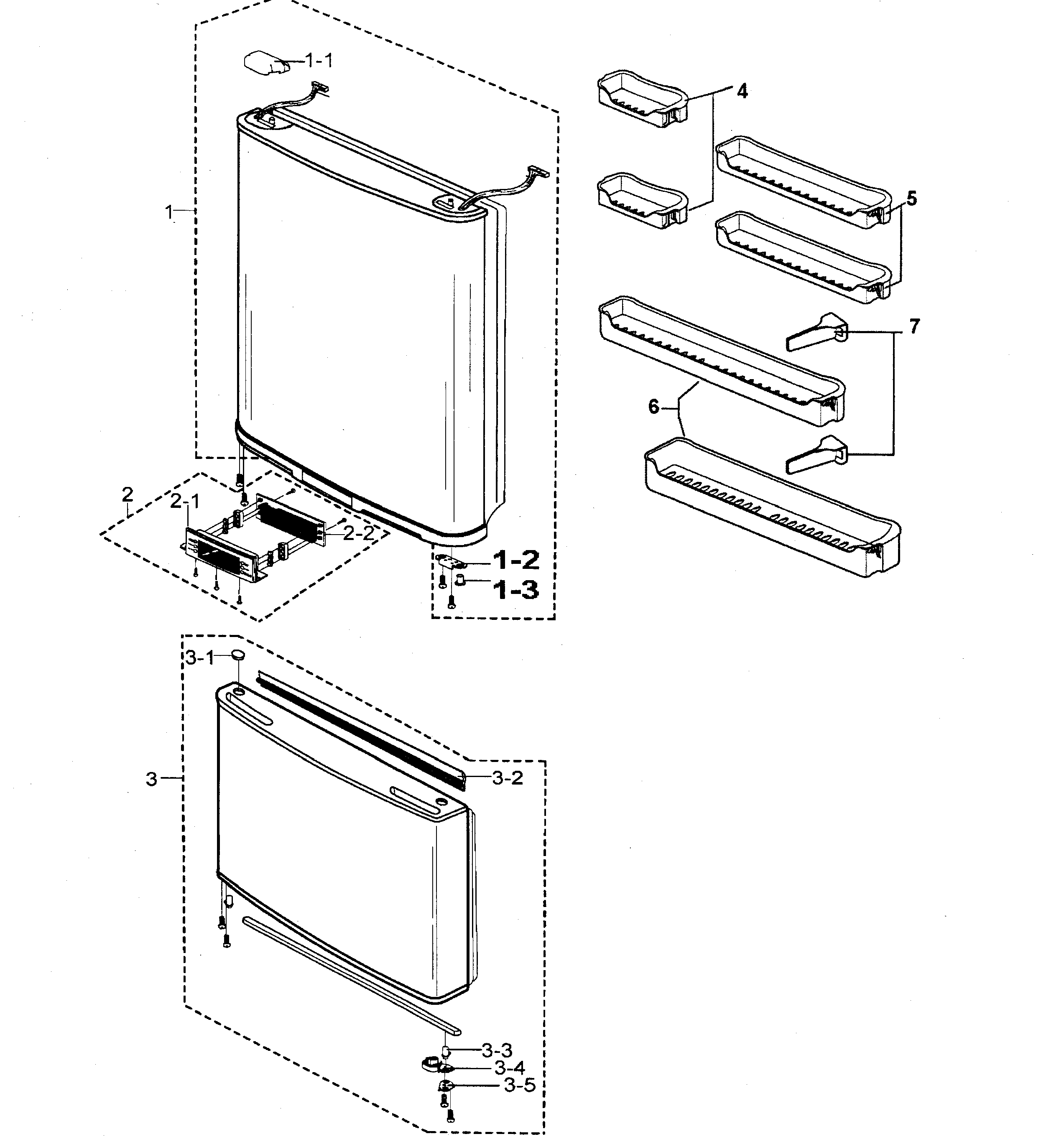Doors assy
